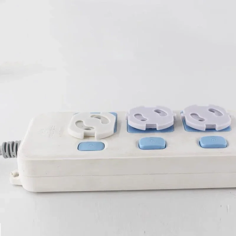 1/10pcs Electrical Outlet Protection Baby Child EU Power Socket Safety Guard Anti Electric Shock Plugs Protector Rotate Covers