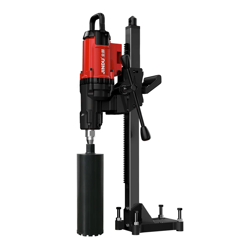

JINDU new model CF-9220 3200W 9 inch 230mm 900rpm diamond core drill machine with bracket