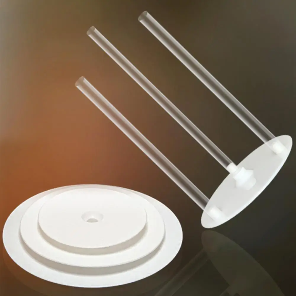 9-20cm Multilayer Birthday Cake Stand Holder Dessert Spacer plastic Cylinder Stands Displays Pedestal DIY Kitchen Baking Tool