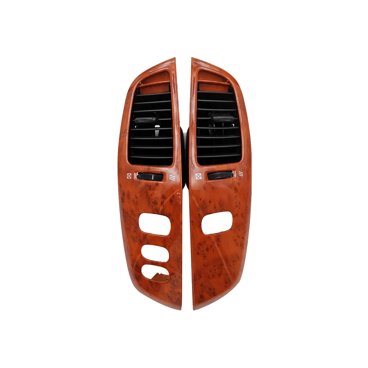 

Car Interior Air Vent Outlet for Toyota Land Cruiser 100 LC100 FJ100 Ujz100 1997-2007 Dashboard Air Vent Panel(Wood)