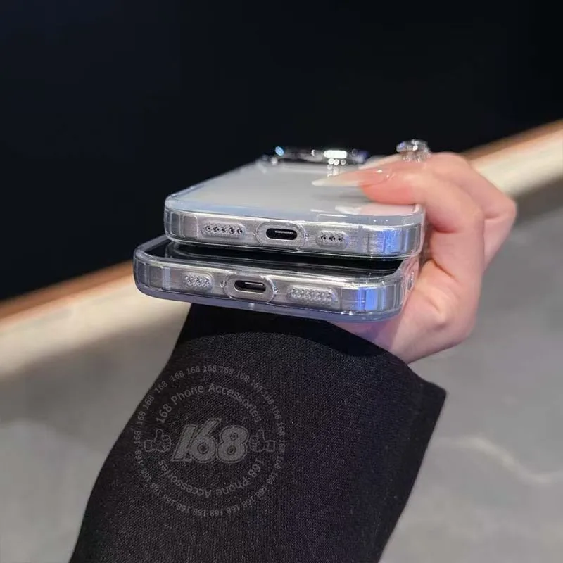 Magnetic Transparent Soft TPU Case - Skin-Friendly Cover