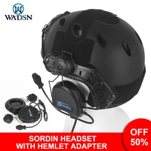 

SORDIN Headset WADSN z211Tactical Helmet Headphone With Microphone Rail Bracket Reduction Noise Airsoft Shooting Hunting Outdoor