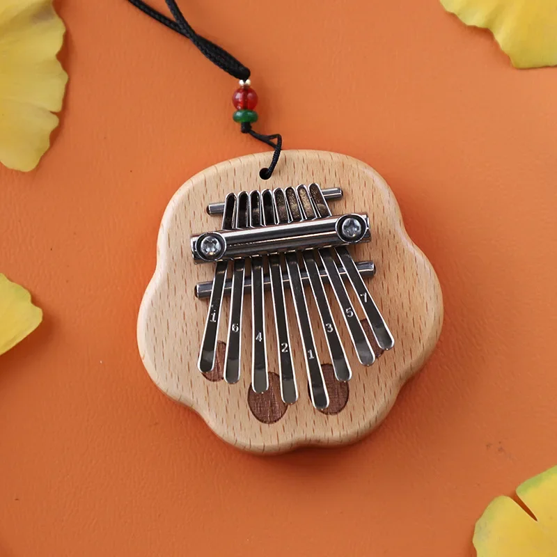 

Мини-пианино Kalimba с 8 кнопками, подарки для детей, для начинающих, любителей музыки, милые аксессуары для начинающих
