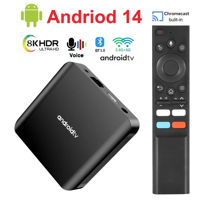 Q96 OHP Stick de TV Android 14 con Wifi 4G 5G, reproductor multimedia