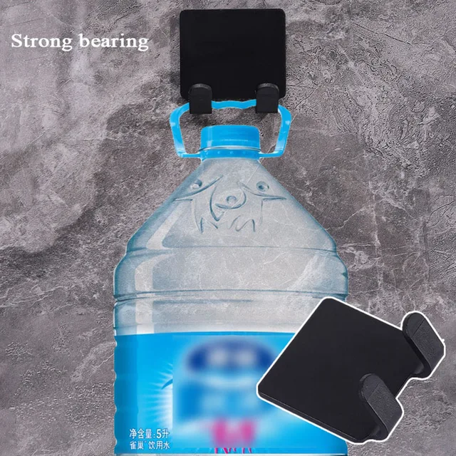 2/4 pièces support de rasoir adhésif mural salle de bain pour crochet de douche support Gillette rasoir support de rasage crochet en plastique noir 3