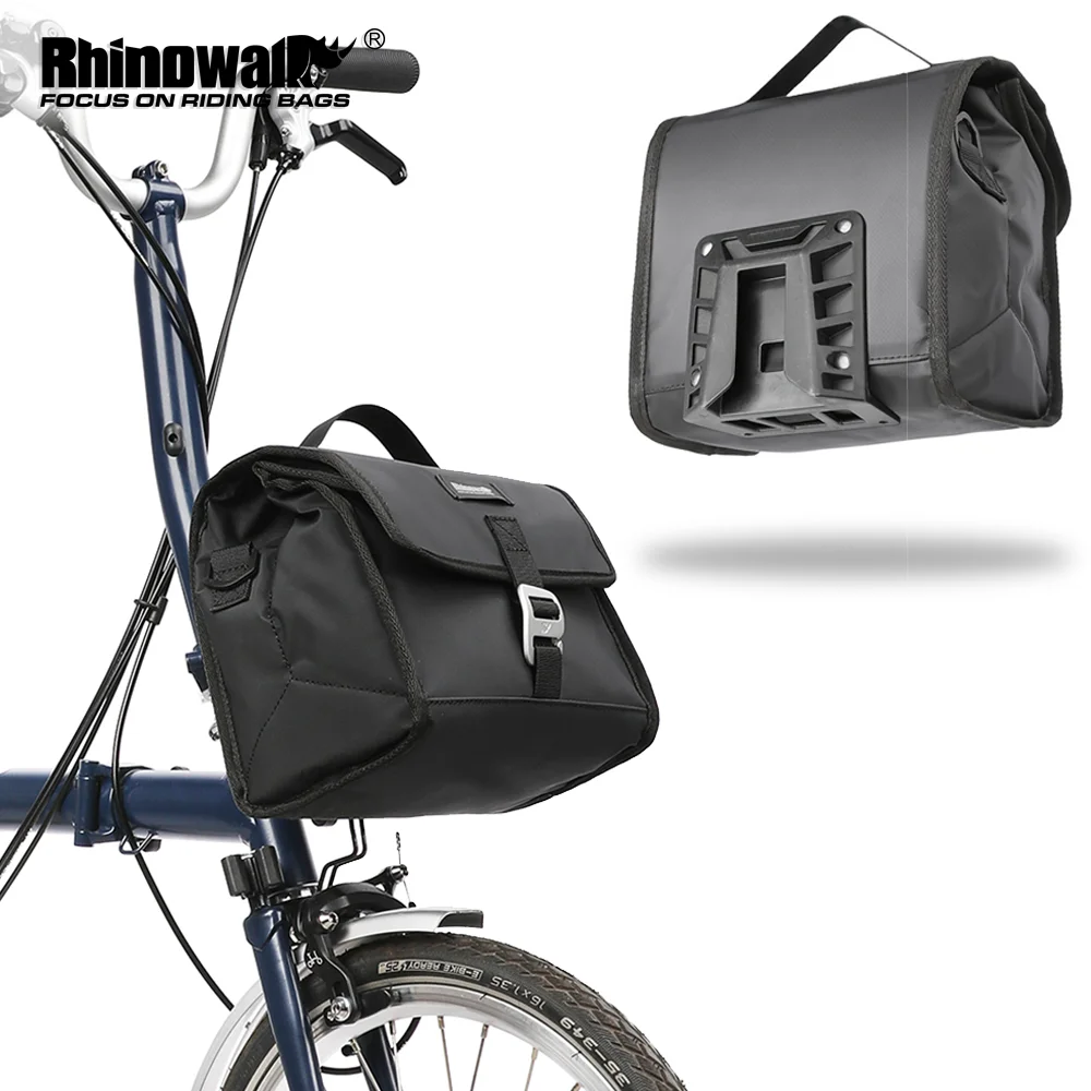 Rhinowall ブロンプトン自転車用バッグ 4L Amazon.com: Rhinowalk Urban Cycling Front Bag for Brompton