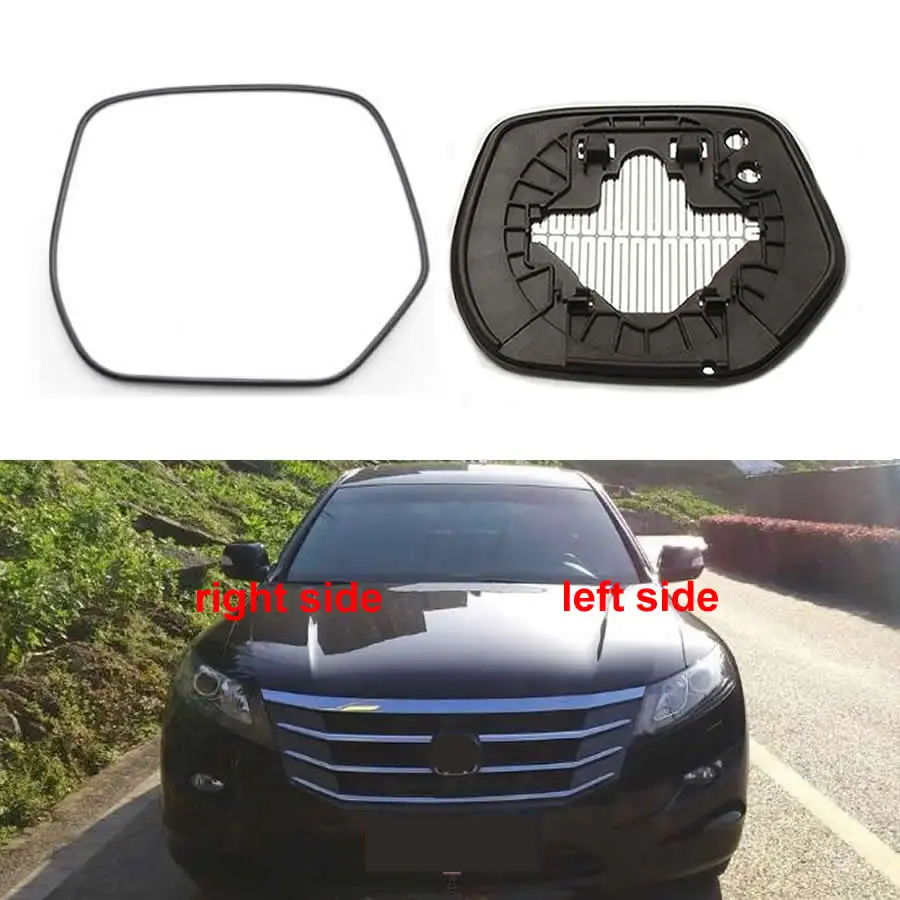 

For Honda Crosstour 2011 2012 2013 - 2017 Car Accessories Side Mirrors Reflective Lens Rearview Mirror Lenses Glass with Heating