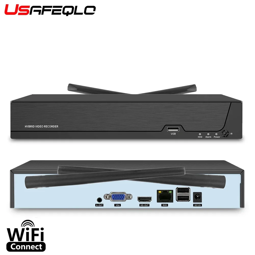 8Ch H.265 5Mp 3Mp Wireless Nvr Recorder Wifi Cctv Camera System P2P Ip Camera Network 8Mp/4K Videoregistratore Nvr Per Xmeye Cloud