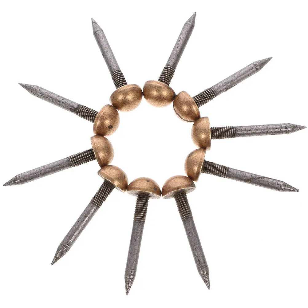 10Pcs 빈티지 스타일 가구 장 못 황동 느낌 장식 못 가구 DIY 프로젝트 소..