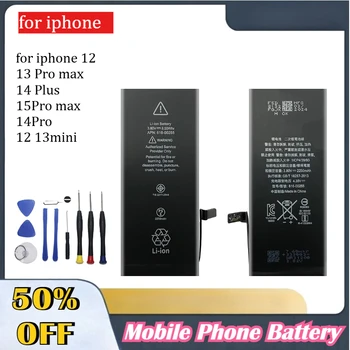 Batterie di ricambio per telefoni cellulari di alta qualità per Iphone 12 13 Pro Max 14 Plus 14Pro 12 13mini Batteria аккумулятор