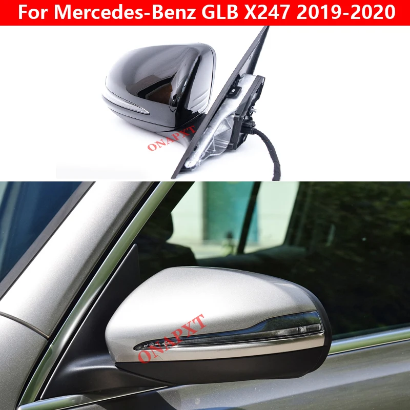 

Rear View Lens For Mercedes-Benz GLB X247 2019-2020 Car Outside Rearview Mirror Exterior Turn Signal Mirror Assembly