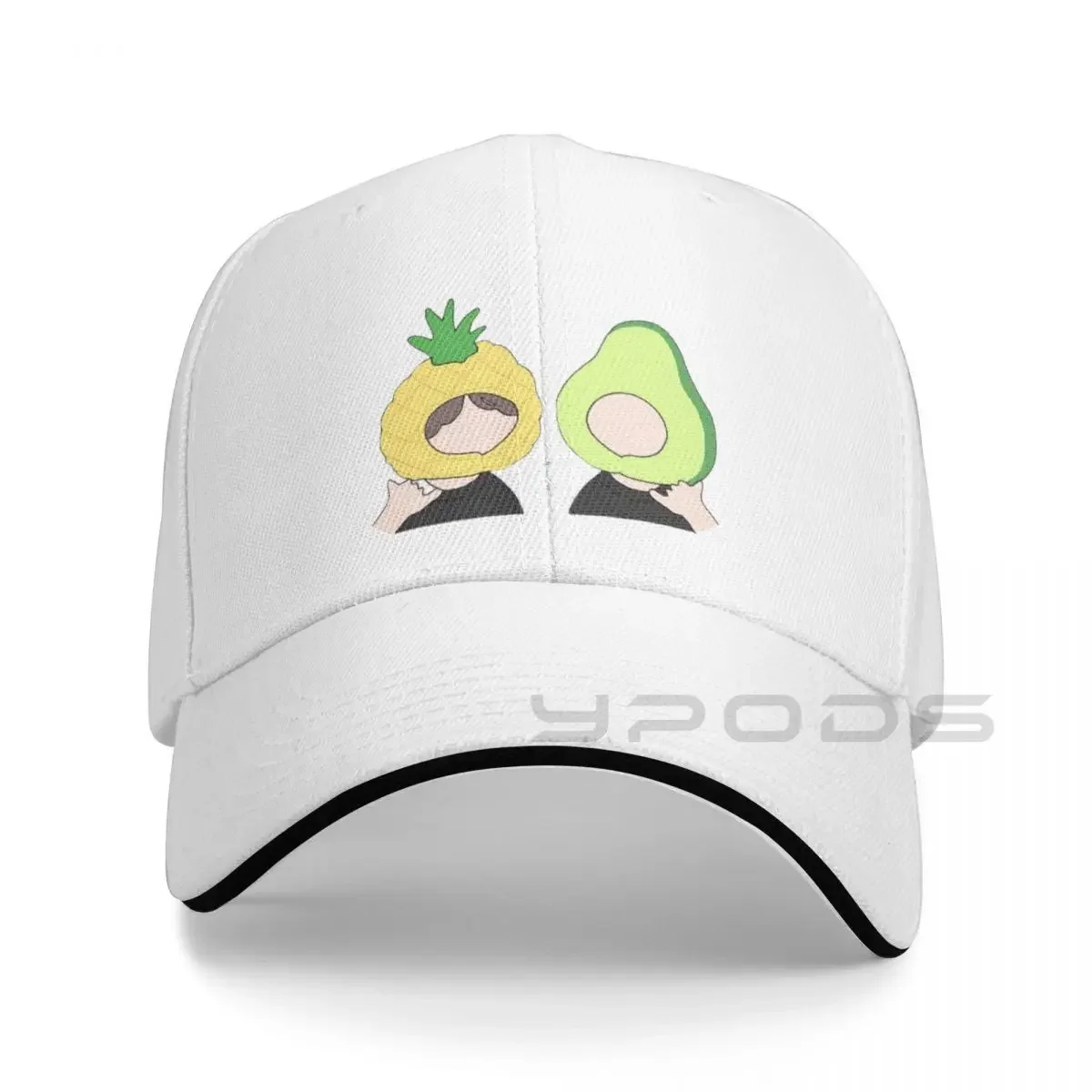 

2023 New [TXT] Beomgyu And Soobin FruitsCap Baseball Cap Beach Outing Military Tactical Cap Men Hat Women's
