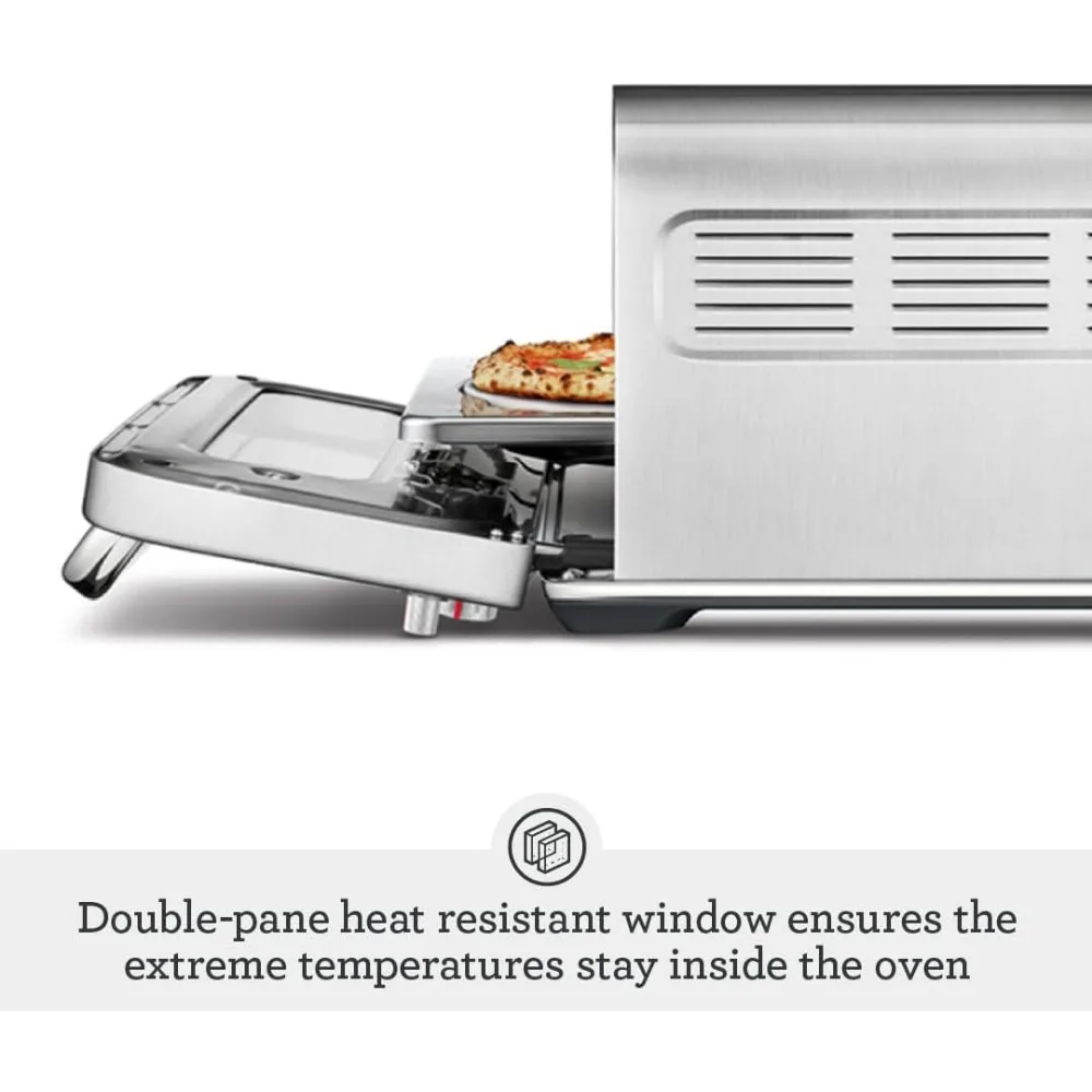 Smart Pizza Oven W/Preset Cooking Functions, Include Wood Fired, Pan, Thin & Crispy, and Frozen, Up to 750°F 4