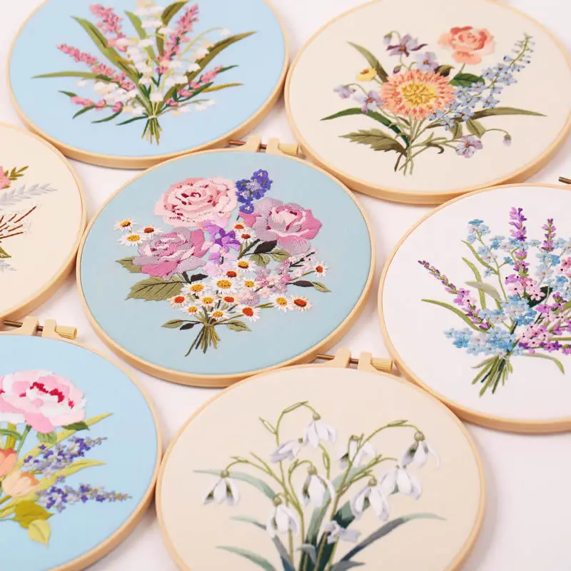 Flower Embroidery Starter Kit 6