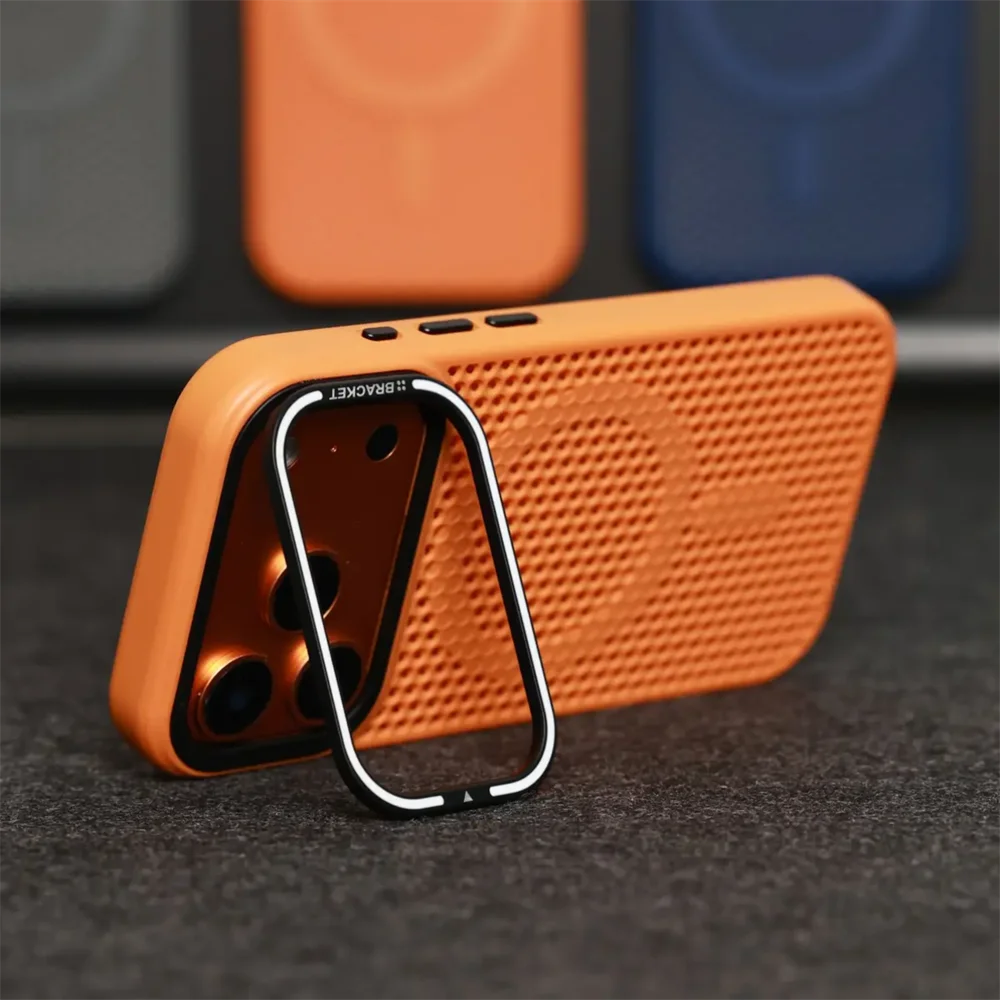 Enhanced Cooling Phone Case with Camera Mount & Wireless Charging Capability
