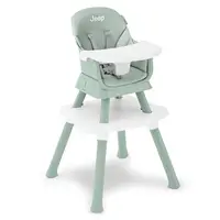6-in-1 Convertible High Chair for Babies and Toddlers, Converts to Stool, Booster Seat, Table and More in Sage Green 6