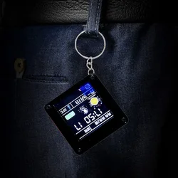 ESP32 C3 desktop trinket Mini TV Portable Pendant LVGL ST7735 1.44inch LCD Display Module