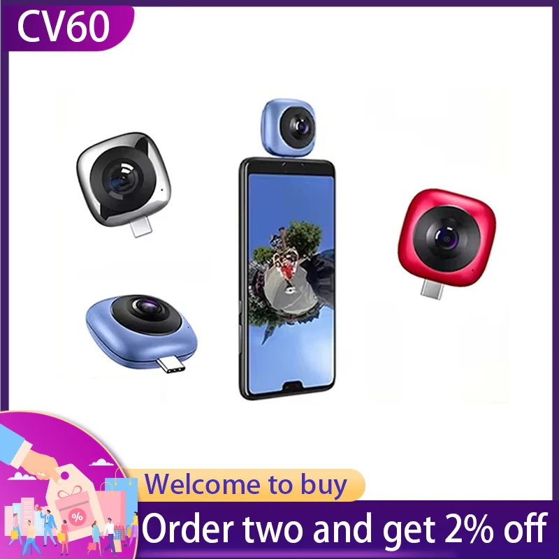 Original CV60 Huawei Coolplay portable HD panoramic camera 360&deg; panoramic camera fisheye planet in stock