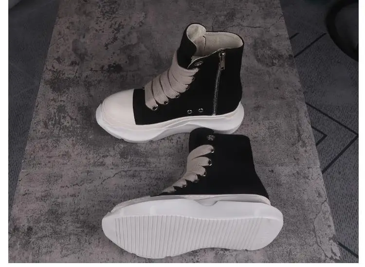 Rick Vintage Canvas Shoes Women Fashion Trainers Women High Top Sneaker Men Autumn Footwear Breathable Sneakers Platform Shoes casual sneakers