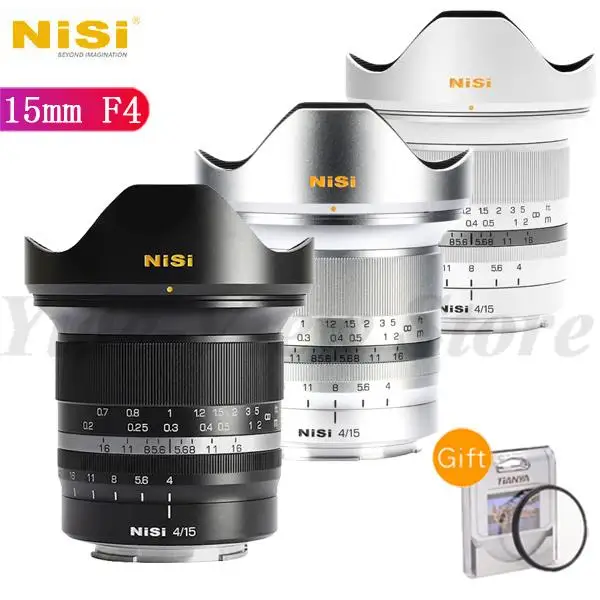 NiSi 15mm F4 Full Frame Super Wide Angle Lens for Sony E Canon RF