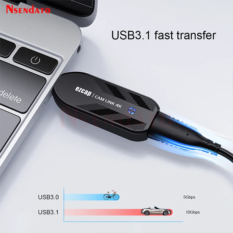 Ezcap331 camlink 4k 30Fps 1080P 120hz HDMI Video Capture Card USB 3.0 Broadcast Live Streaming Record For DSLR Camcorder Camera