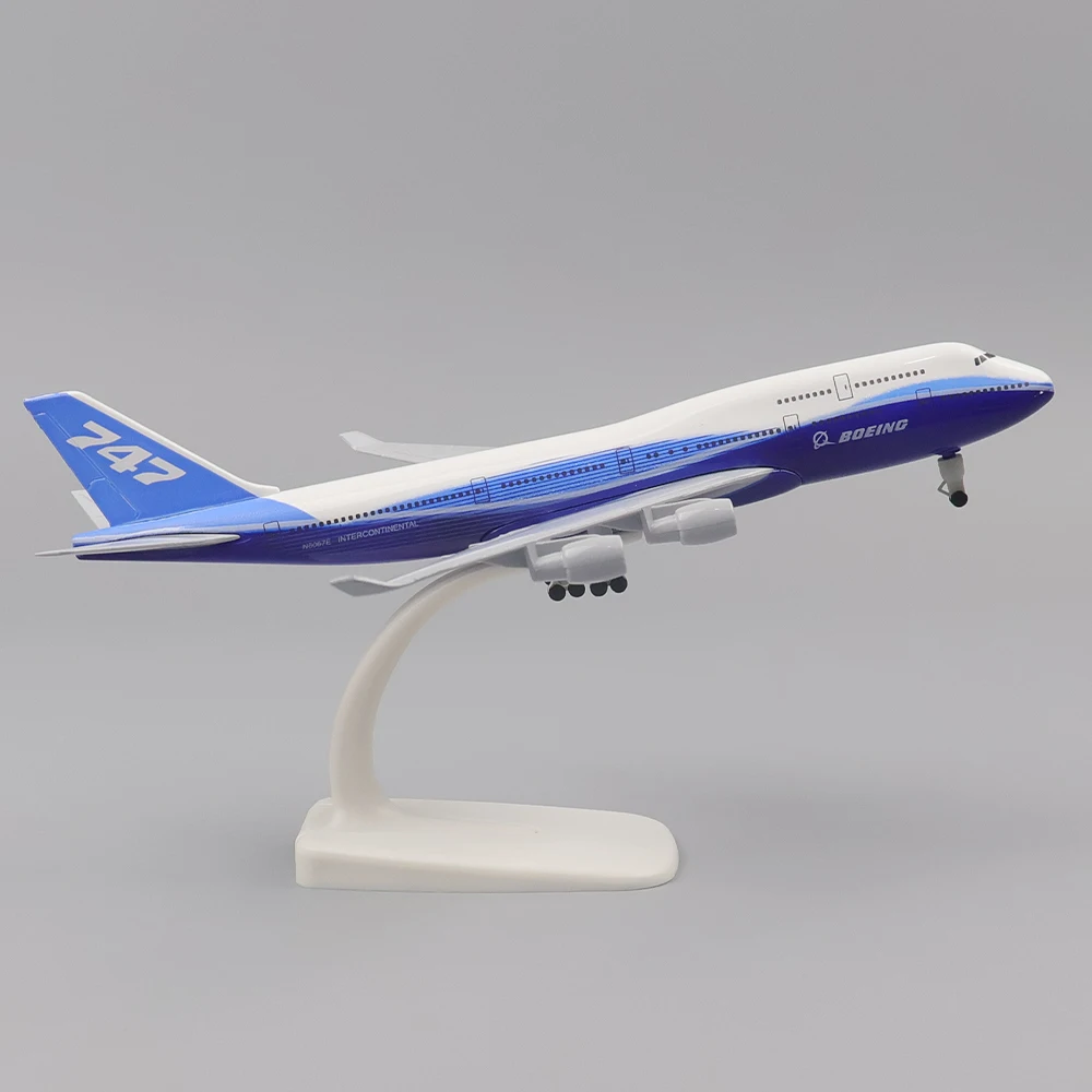 

Metal Aircraft Model 20cm1:400 Original Model B747 Metal Replica Alloy Material With Landing Gear Ornament Toy Boy Birthday Gift