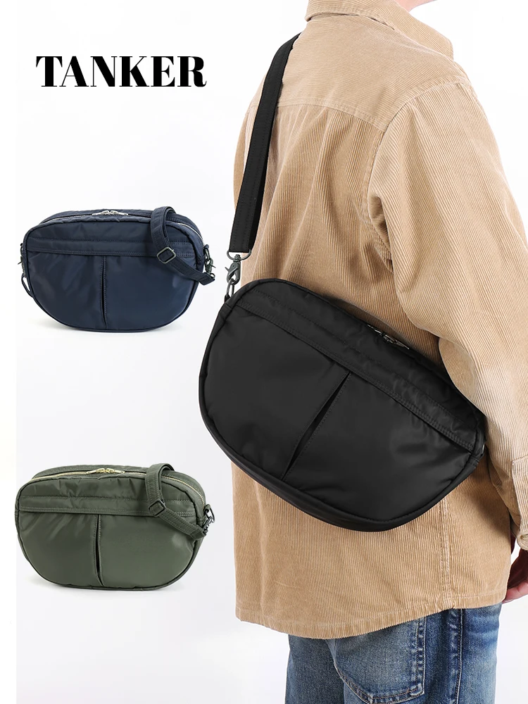 

Japanese Style Casual Shoulder Bag Waterproof Crossbody Bag Nylon Cloth Messenger Bag Fashion Fanny Pack Outdoor Handbag