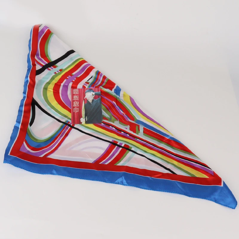 스탠딩 매직 실크 스카프, 마술 트릭 실크 매직 스카프, 마술사 액세서리용 마술 소품 표시, 1 개