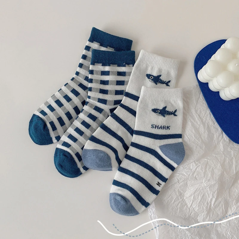 Рисунок 2 - 5 пар, детские носки с мультяшным