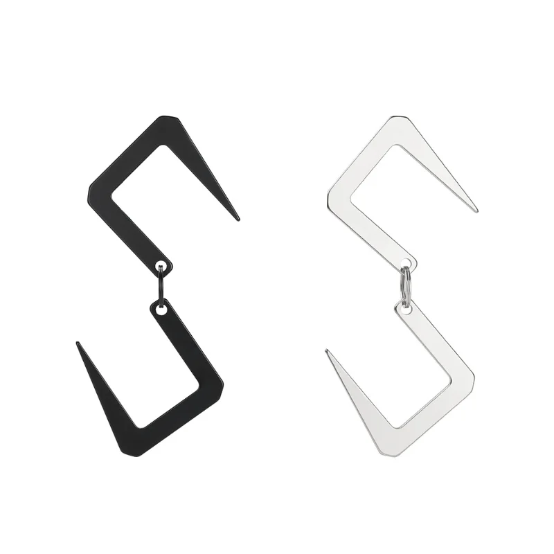 

Outdoor Hooks Extra Large S-shaped Camping Equipment Hook Connection Buckle Two-way Barbecue Tools Hanging Buckles Accessories
