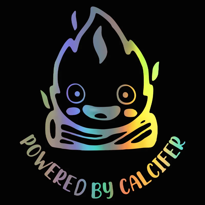 Calcifer 연료 탱크 캡 자동차 스티커 커버, 스크래치 창 데칼, 오토바이, 노트북, 전화, 헬멧 장식