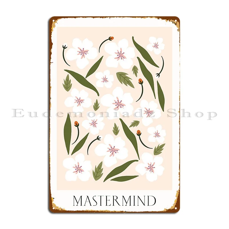 Mastermind Flower Metal Signs Wall Plaque Cinema Custom Bar Cave Garage Club Tin Sign Poster
