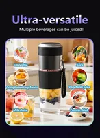 New Arrival 500ML USB Rechargeable Portable Blender With Ice Crushing & Shaker Function For Car Hotel & Outdoor Use 5