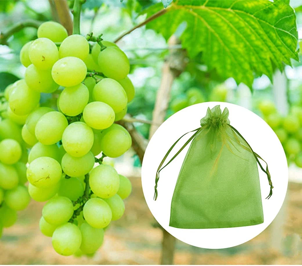 Grapes Garden Mesh Bags Fruit Protection Bags Agricultural Orchard Pest Control Anti-Bird Netting Vegetable 50 100PCS fruit protection bags