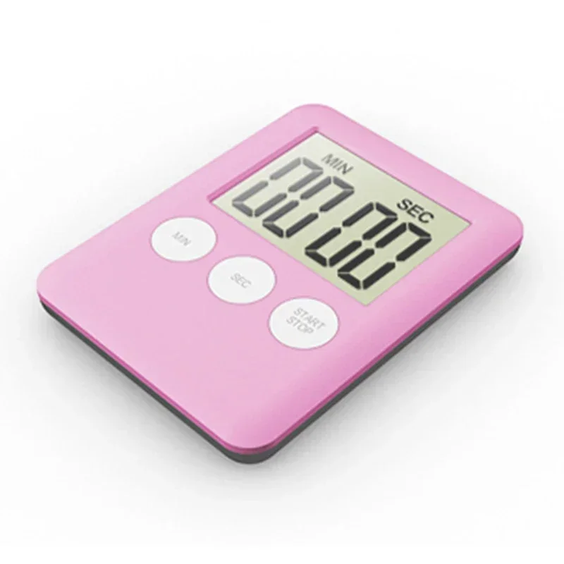 Fashion Quality LCD Digital Wall Clock Bathroom Waterproof Shower Timer 7*5.3*0.9cm ABS Ith Magnet On The Backside Cover
