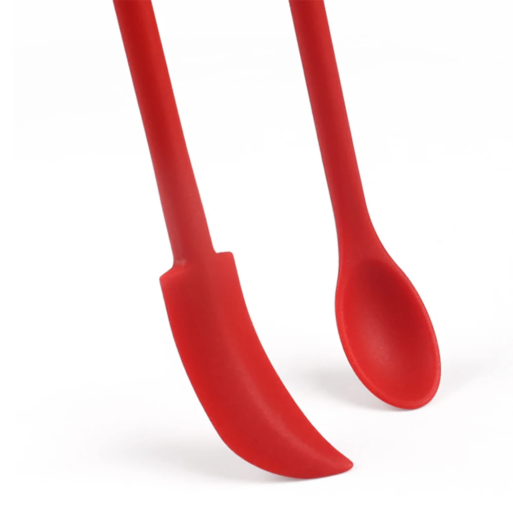 Silicone Spatula Set Double-Headed Scraper for Cosmetic Jam Cream Deep Bottle Mini Spatula 3Pcs