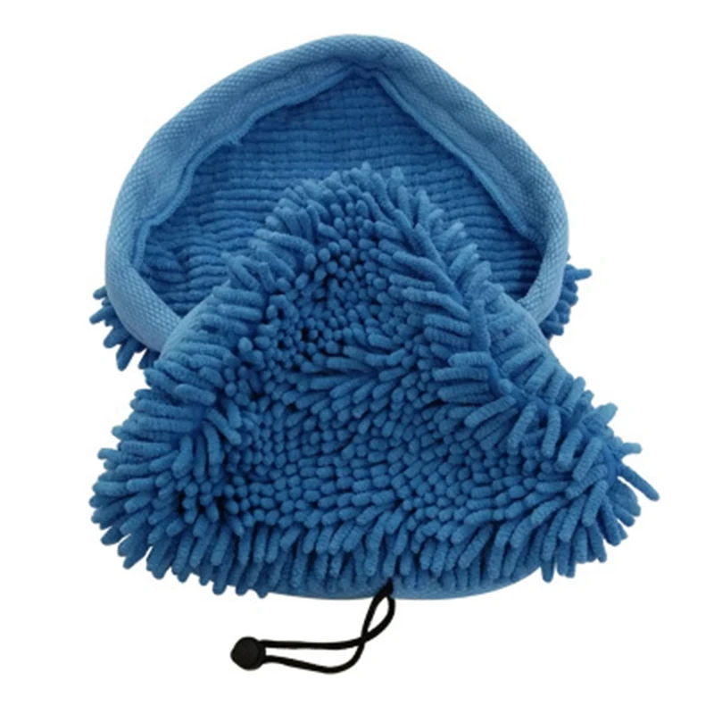 2PCS Blue Triangular Coral Cloth Cleaning Floor For X5 H20 Mop Head