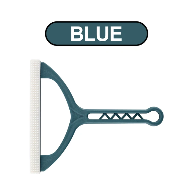 Portable Lint Remover Fuzz Fabric Shaver For Clothing Carpet Coat Sweater Fluff Fabric Shaver Brush Clean Tool Fur Remover blue