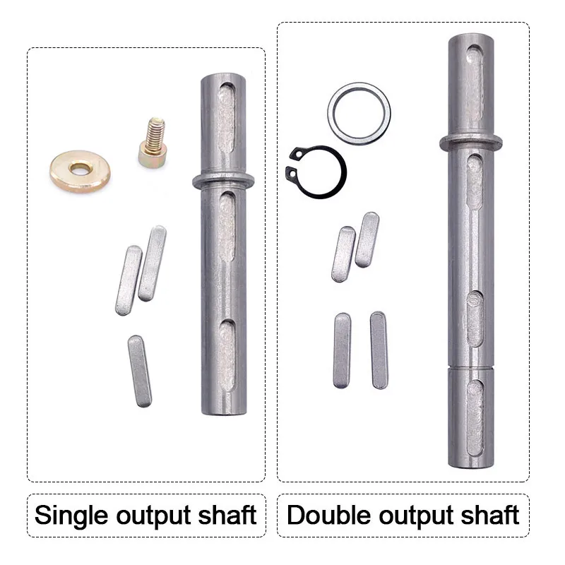 1PCS NMRV030 Single Output Shaft Double Output Shaft Worm Gear Reducer Accessories FLANG Torque Arm Output Shaft 14mm Diameter