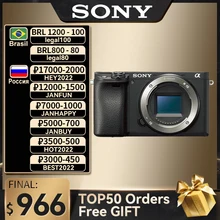 Sony Camera Alpha A6400 E-Mount Mirrorless Camera Digital Camera With 16-50mm Lens Compact Camera Professional Photography (NEW)
