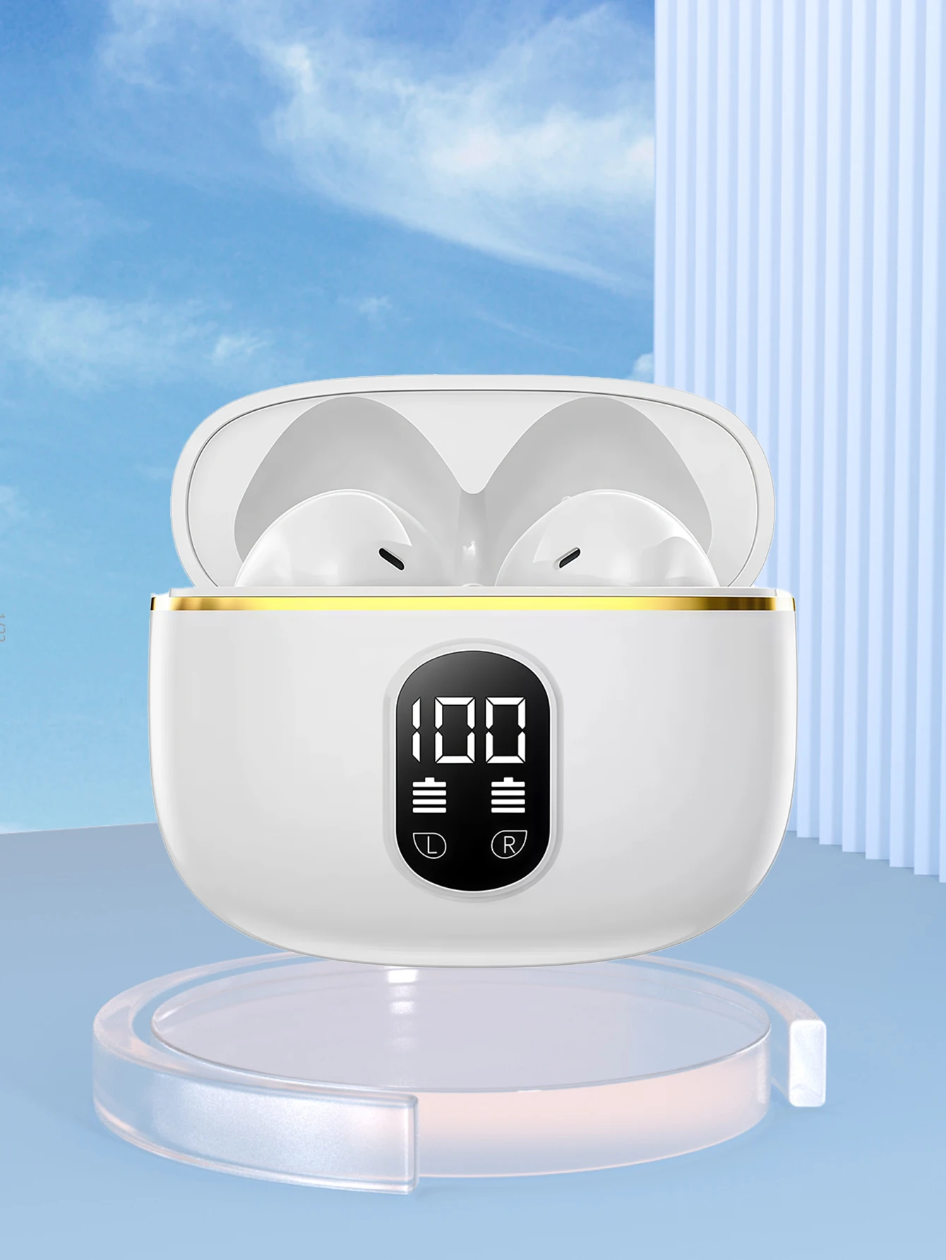 Deluxe Wireless Earbuds - Immersive Sound with Superior Comfort & Extended Battery Life
