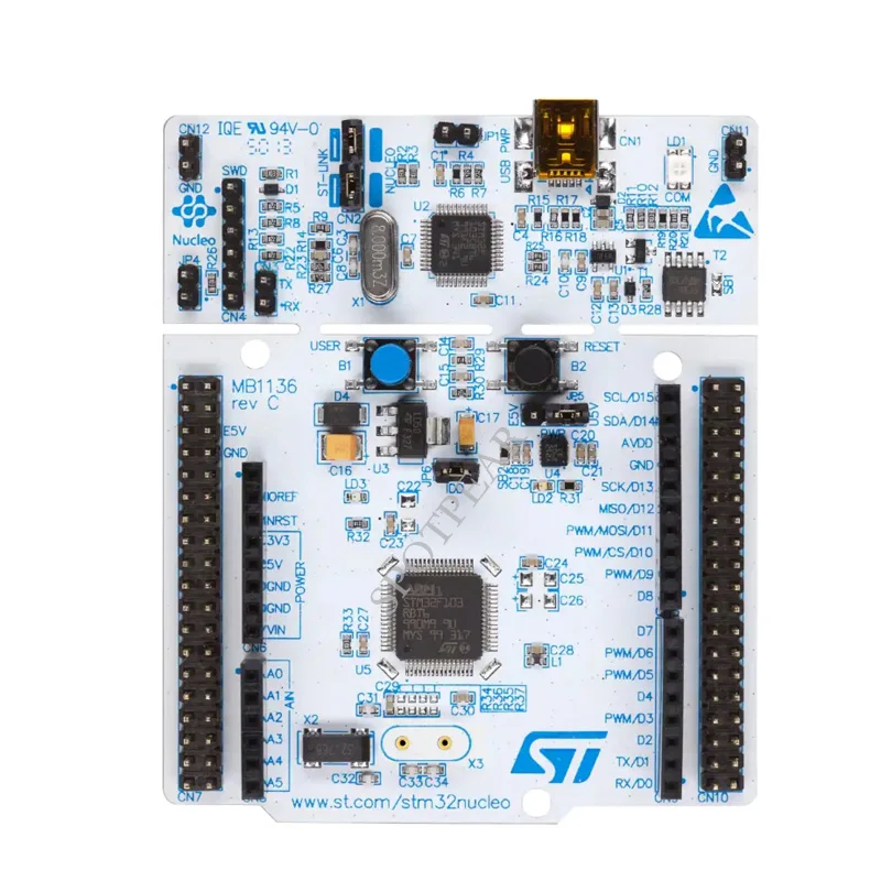 

NUCLEO-F072RB development board evaluation board STM32F072RBT6 supports Arduino