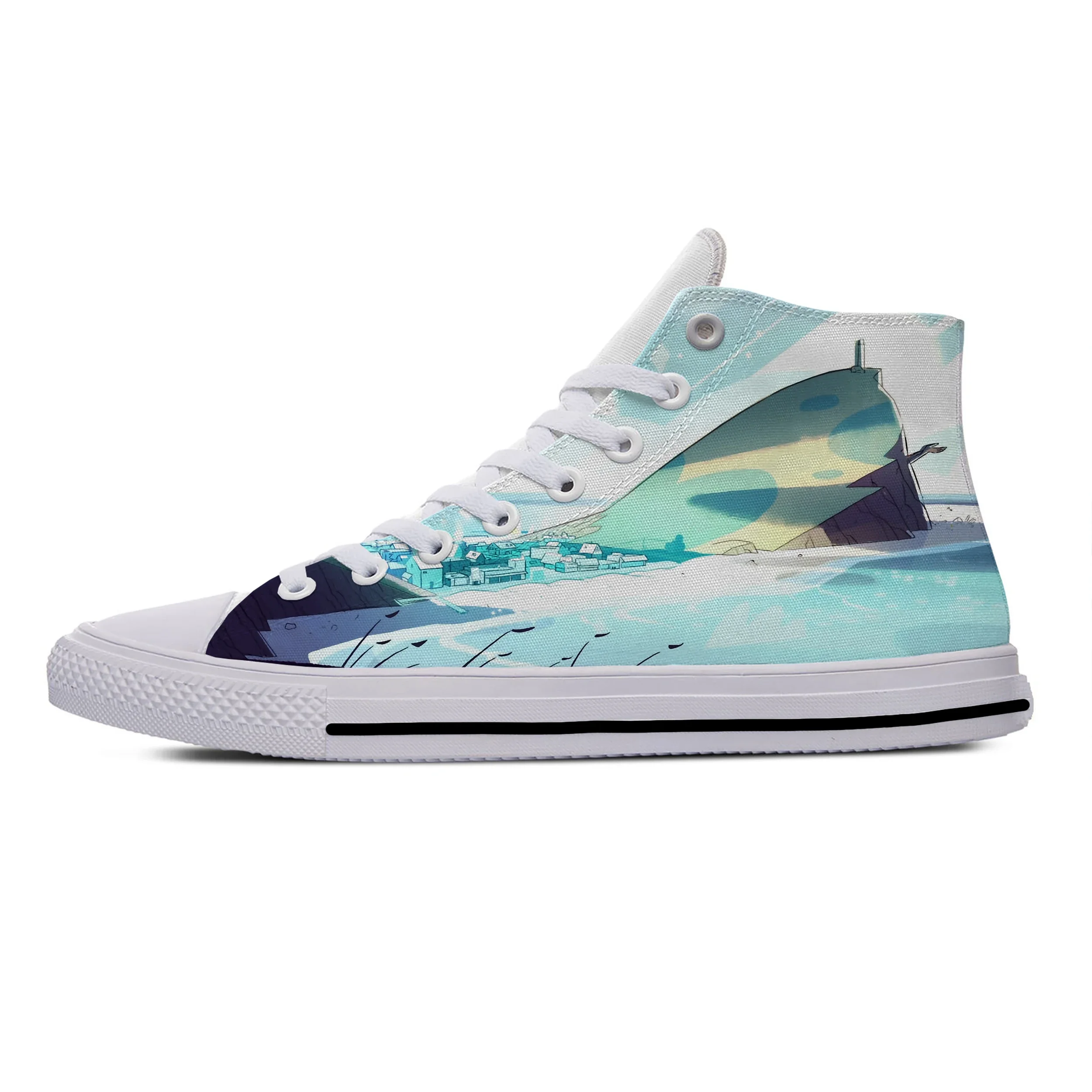 Hot Steven Universe Anime Cartoon Fashion Breathable Casual Shoes High Top Lightweight Classic Board Shoes Men Women Sneakers