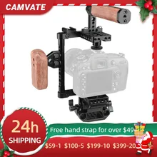 

CAMVATE Camera Cage Rig For Canon 60D,70D,80D,90D/5DS,5DSR,6D,7D,Nikon D7000,D7100,D7200,DF,Sony a58,A99,a7,a7II,GH5/GH4/GH3/GH2