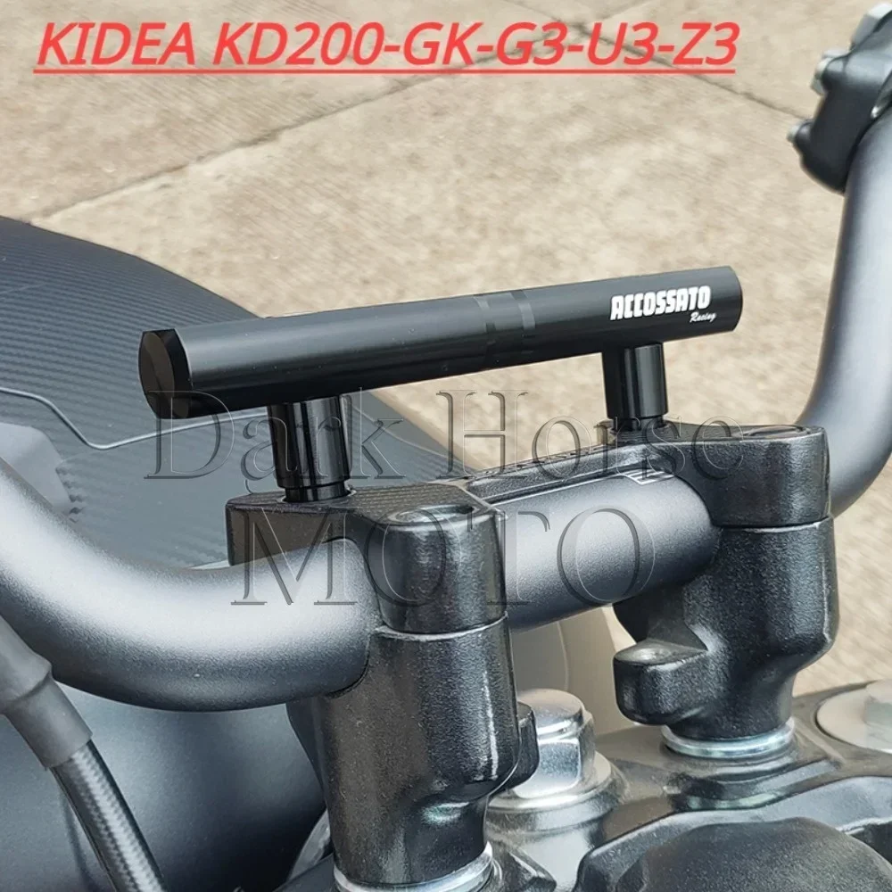 

Motorcycle Handlebar Crossbar Extension Rack Driving Recorder Navigation Extension Bracket FOR KIDEA KD200-GK-G3-U3-Z3