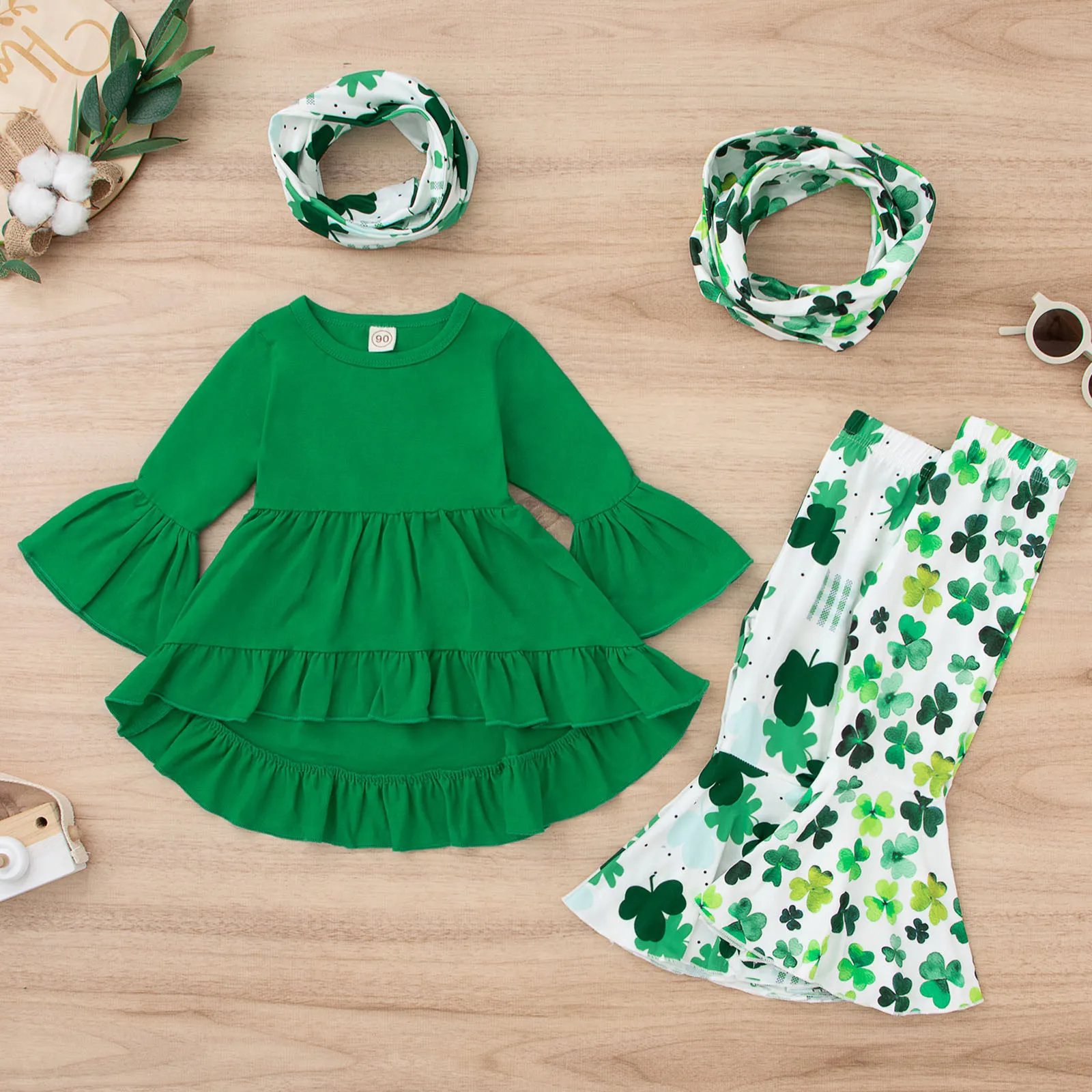 Toddler Girl St. Patrick’s Outfit Set 1