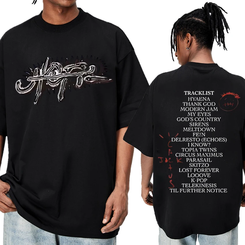 

Hot rapper Cactus Jack new Album Graphics T-shirts 2024 Men Women Hip Hop vintage Y2k short sleeve t-shirt Unisex Oversized Tops