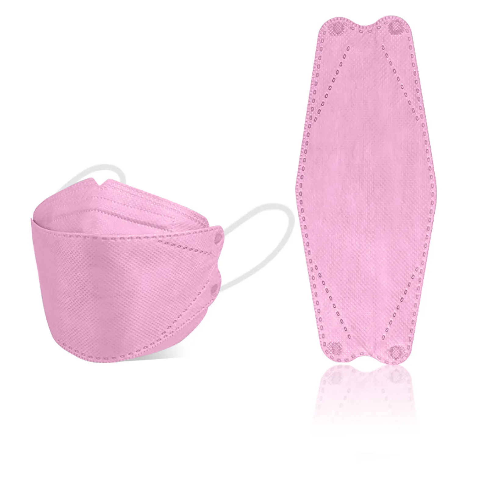 50pc Adult Disposable Mask For Face Mask Droplet And Haze Prevention Fish Non Woven 4-ply Masks Cubrebocas Headband Маска