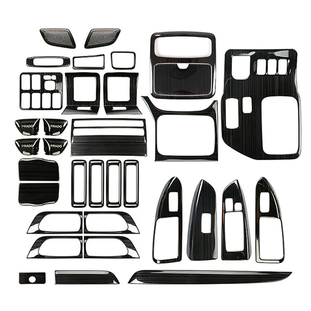 

For Toyota 03-09 Prado interior upgrade modification parts old domineering LC120 inner door handle handle decoration