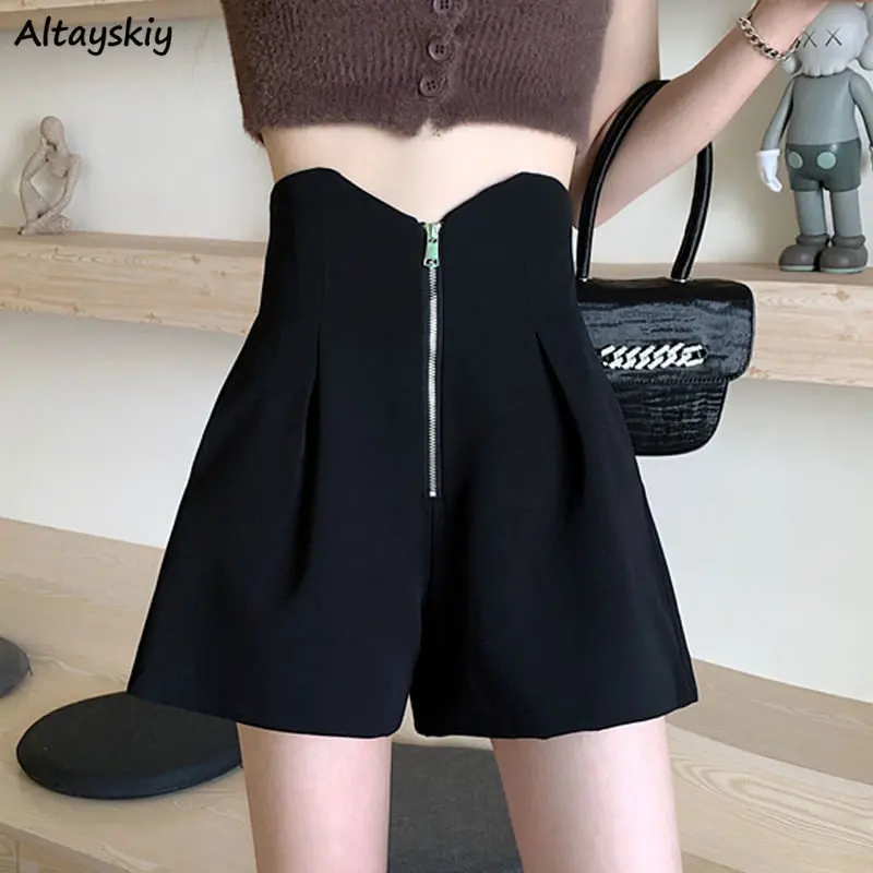 

Shorts Women Casual Irregular Female Personality Streetwear Summer Sexy Korean Style High Waist Prevalent Vintage Loose Simple